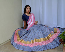 Load image into Gallery viewer, Monsoon Clouds - Gopi Skirt Outfit