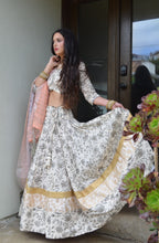 Load image into Gallery viewer, Cloudy Night - Full Moon Gopi Skirt
