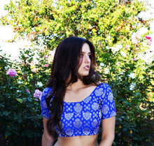 Load image into Gallery viewer, Dancing Daisies - Gopi Skirt Lehenga