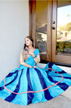 Load image into Gallery viewer, Mystical Blue - Gopi Skirt Outfit