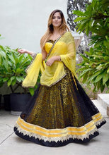 Load image into Gallery viewer, Bumble Bee-Gopi Skirt Lehenga