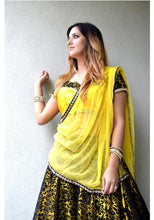 Load image into Gallery viewer, Bumble Bee-Gopi Skirt Lehenga