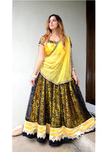 Load image into Gallery viewer, Bumble Bee-Gopi Skirt Lehenga
