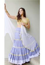 Load image into Gallery viewer, Winter Sky-Gopi Skirt Outfit
