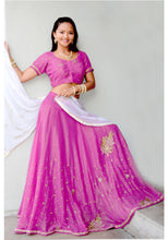 Load image into Gallery viewer, Rose Petals - Gopi Skirt or Lehenga