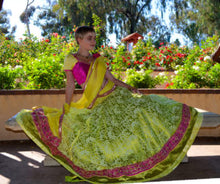 Load image into Gallery viewer, Hawaiian Breeze- Gopi Skirt Lehenga