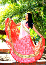 Load image into Gallery viewer, San Diego Sunset-Gopi skirt Lehenga
