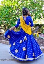 Load image into Gallery viewer, Starry Night - Gopi Skirt Lehenga