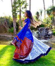 Load image into Gallery viewer, Dancing with the Wind - Lehenga Saree