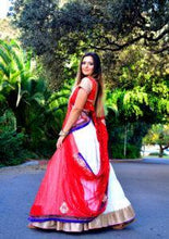 Load image into Gallery viewer, Every step is a Dancing - Saree Lehenga