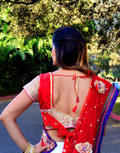 Load image into Gallery viewer, Every step is a Dancing - Saree Lehenga