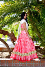 Load image into Gallery viewer, San Diego Sunset-Gopi skirt Lehenga