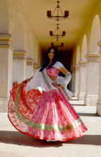 Load image into Gallery viewer, San Diego Sunset-Gopi skirt Lehenga