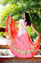 Load image into Gallery viewer, San Diego Sunset-Gopi skirt Lehenga