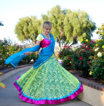 Load image into Gallery viewer, Spring Breeze-Gopi Skirt Lehenga