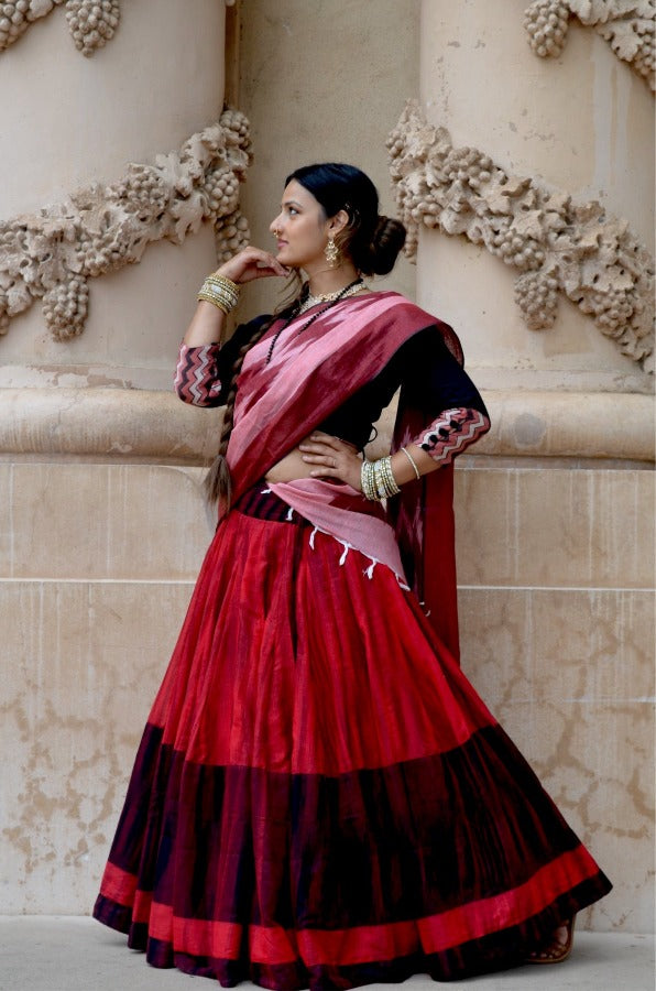 Midnight Moon - Gopi Skirt Outfit – Radha Govinda's Fashions - Gopi Skirt  Outfits