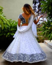 Load image into Gallery viewer, I Dream of Snow-Gopi Skirt Lehenga