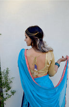 Load image into Gallery viewer, Mystical Blue - Gopi Skirt Outfit