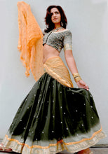 Load image into Gallery viewer, Forest Sunset - Gopi Skirt Lehenga