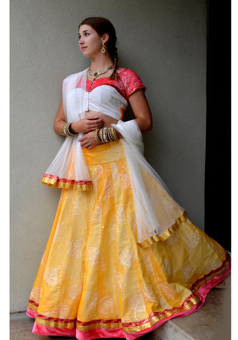 Summer Sunshine - Gopi-Skirt-Lehenga