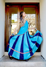 Load image into Gallery viewer, Mystical Blue - Gopi Skirt Outfit