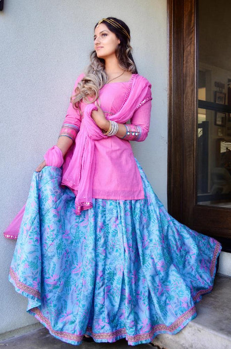 gopi dress blouse design Elegance with Paisleys - Gopi Skirt Lehenga